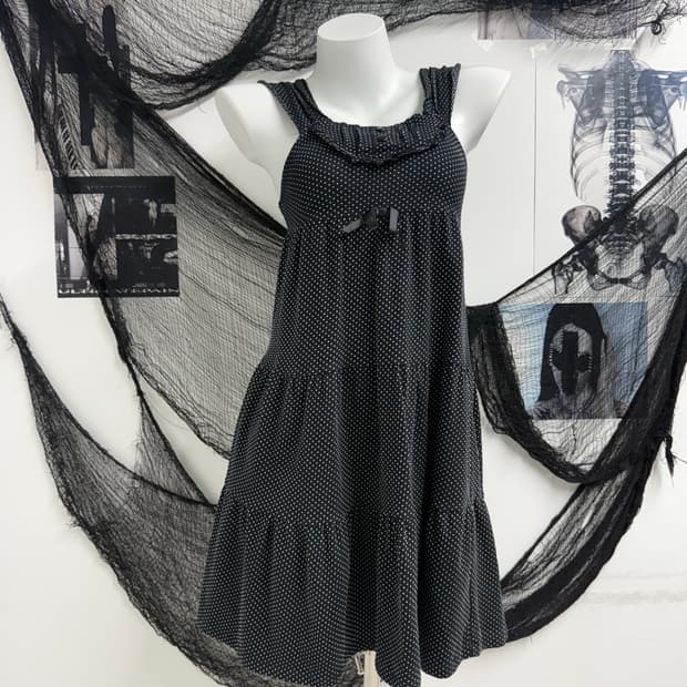 Fairy mood dot lace onepiece