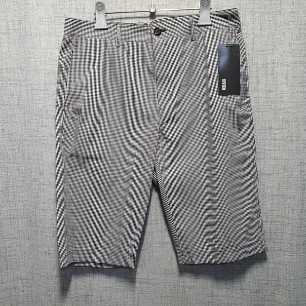 (새상품) SYSTEM 시스템 체크 코튼 반바지 