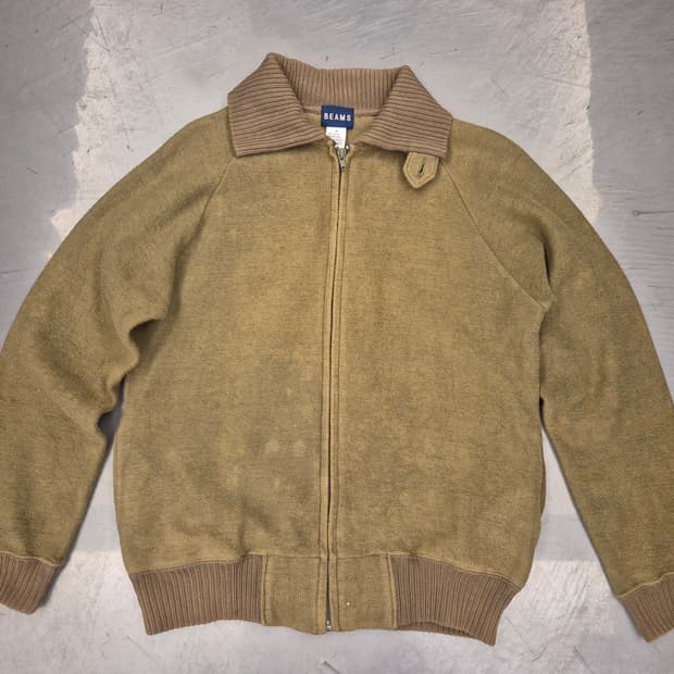 OLD BEAMS 코튼 짚업 자켓