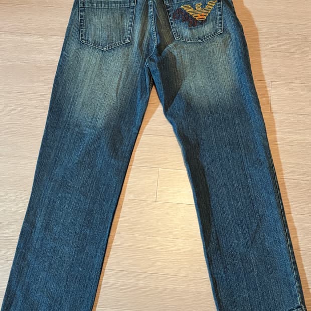 아르마니 진 워싱 데님 팬츠 34(미국)