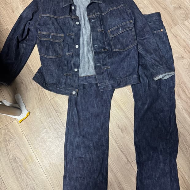 코지마진스 헤비데님셋업 상의XL 하의36