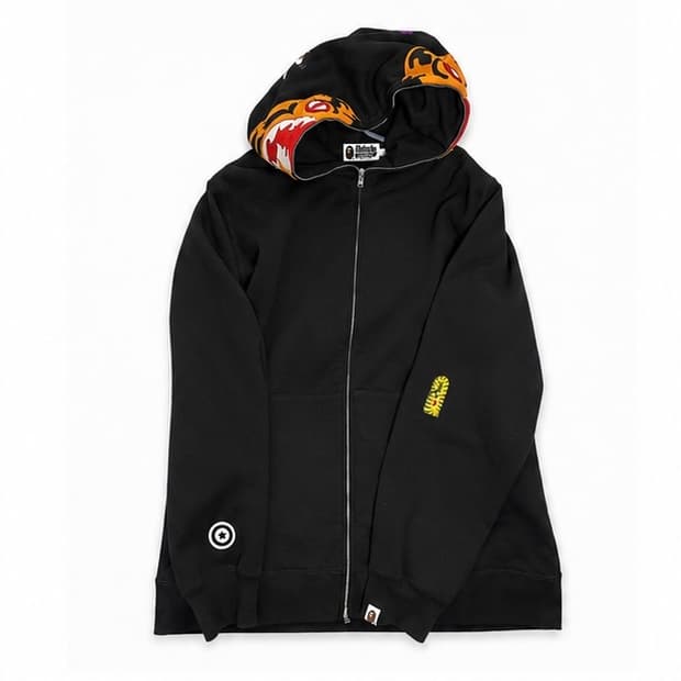 베이프 타이거 후드집업 블랙 2XL