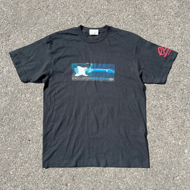 2001 에릭 클랩튼 렙타일 재팬 투어 티셔츠