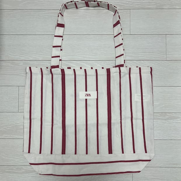 자라 ZARA 리유저블백 에코백 라지 레드 스프라이트