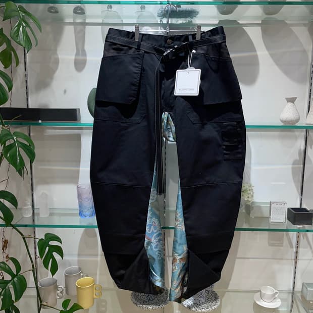 바디송 rejqmilt black back pants