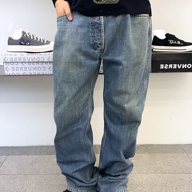 칼하트 와이드 데님 팬츠