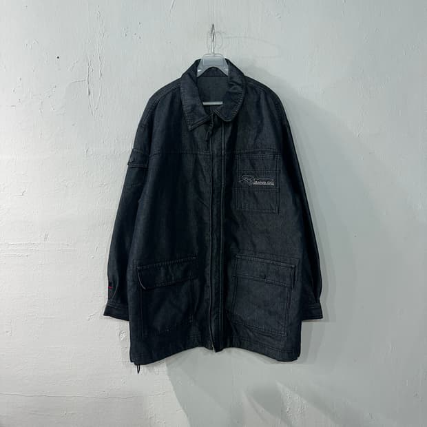 FUBU 후부 오버핏 청자켓 100-105