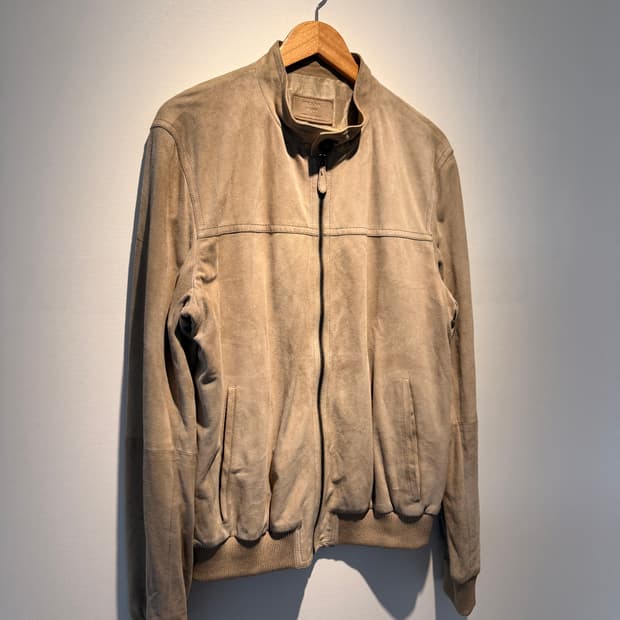2009 PRADA Suede Bomber Jacket
