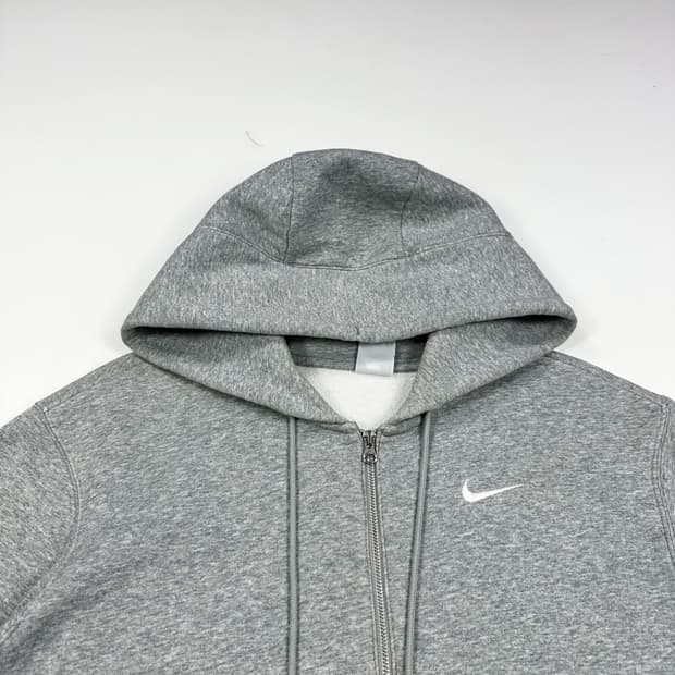 나이키 스우시 오버핏 그레이 후드집업 (S 여성추천)