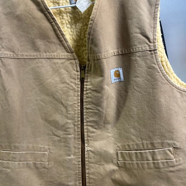 칼하트 덕 캔버스 조끼