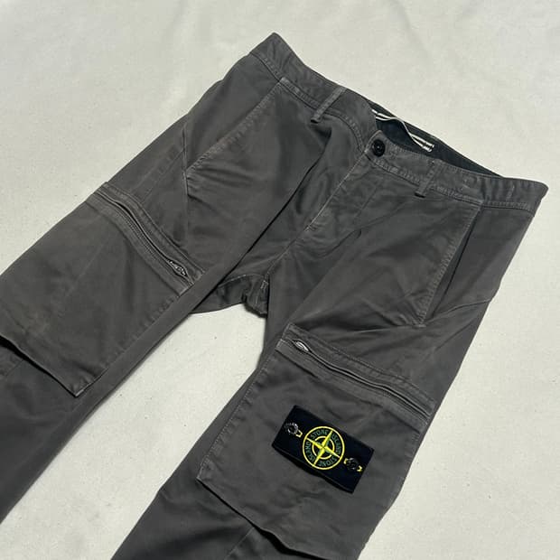 W32 스톤아일랜드 와펜 카고 팬츠
