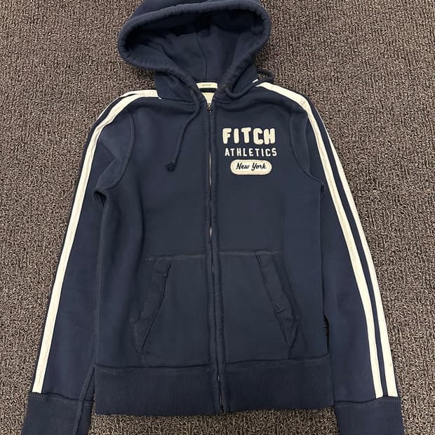 아베크롬비 후드집업 네이비 M