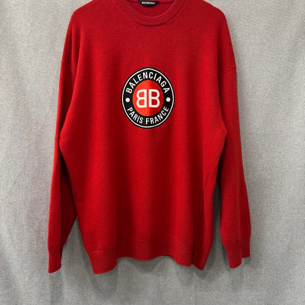 발렌시아가 BALENCIAGA 캐시미어 울 니트