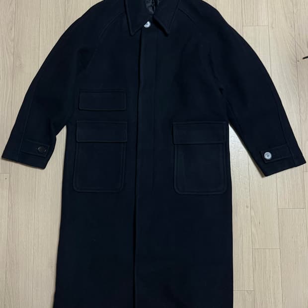 애프터프레이(AFTER PRAY) 발마칸 코트 네이비 L