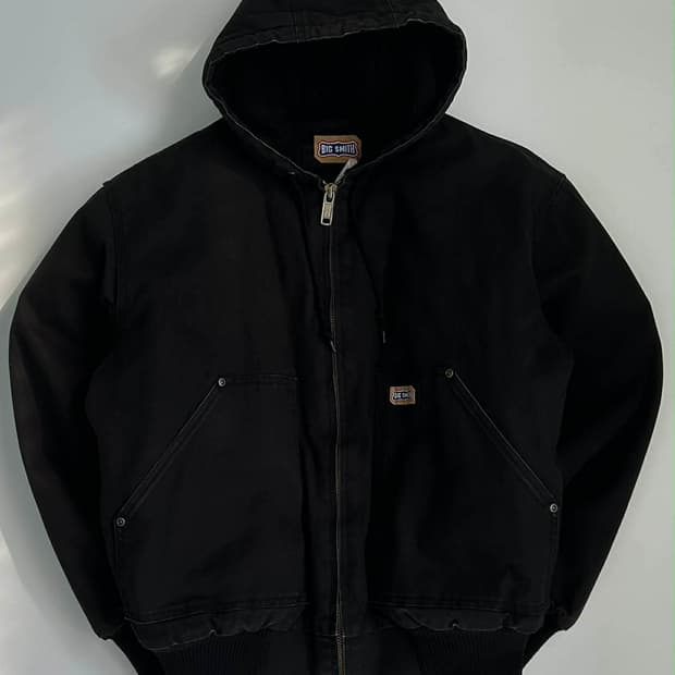 [M] 빅스미스 덕 캔버스 워크 후드 자켓
