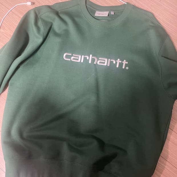 칼하트 맨투맨 그린 M