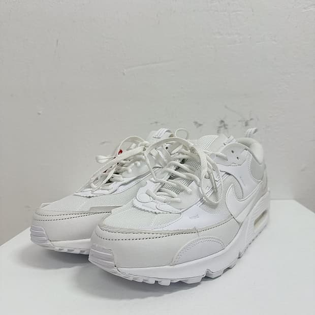 (정품/새상품) NIKE 나이키 화이트 에어맥스 90 스니커즈