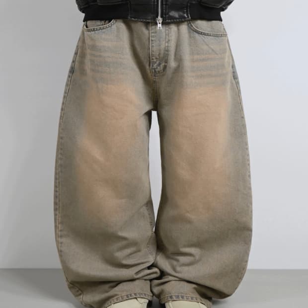 Vintage washed denim