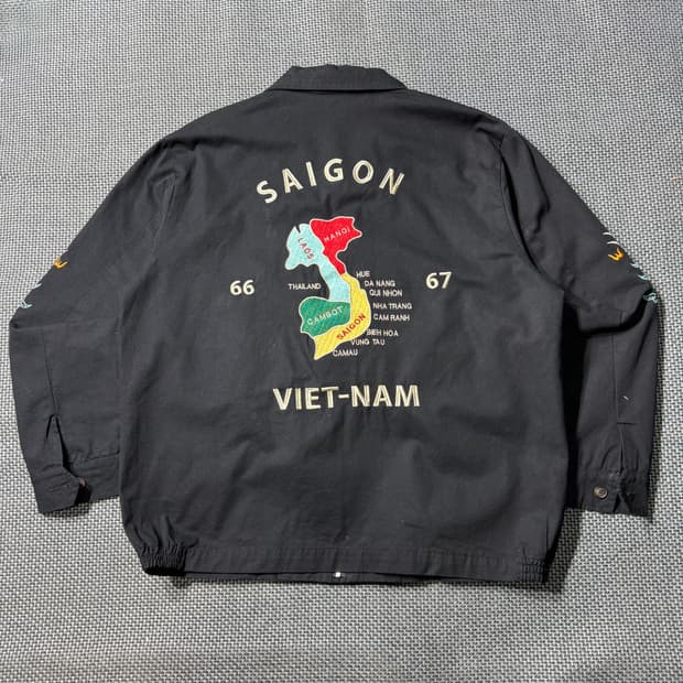 밀리터리 베트남 수베니어 자켓