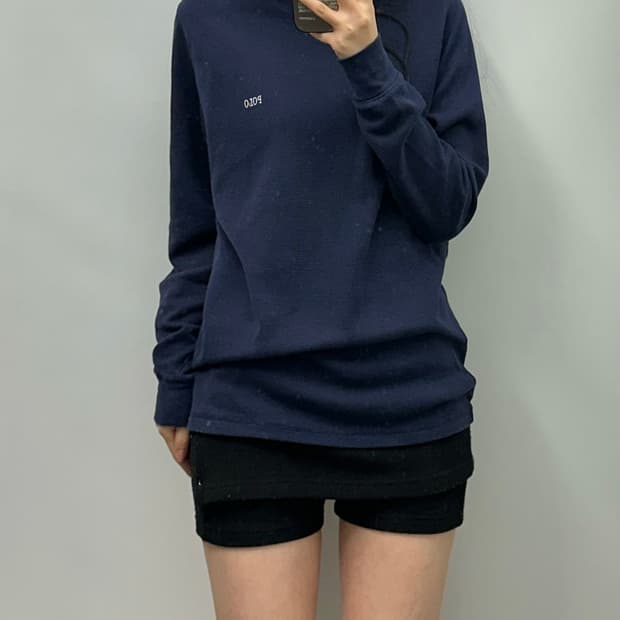 폴로 랄프로렌 신형 네이비 와플 니트