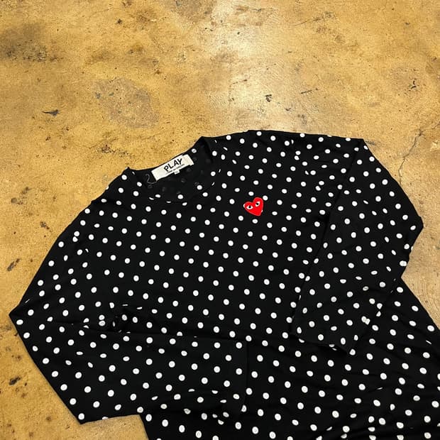 꼼데가르송 도트 롱슬리브 