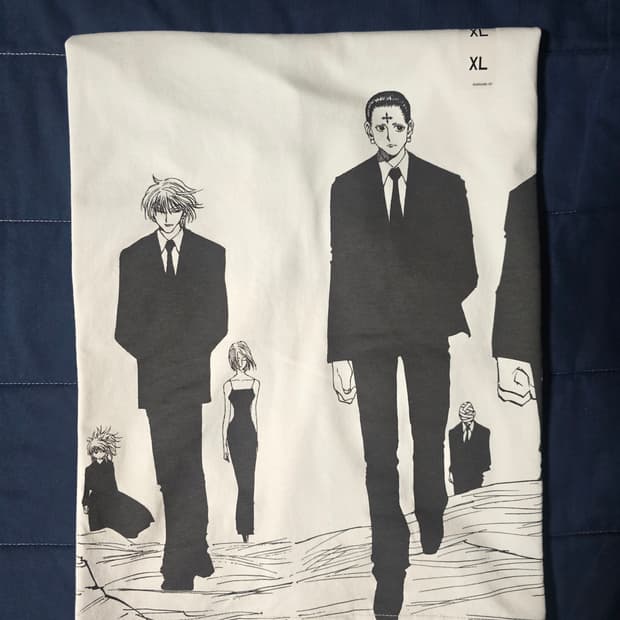 유니클로 헌터X헌터 환영여단 티셔츠