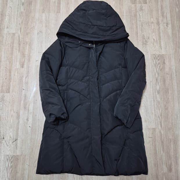 지고트 여성 덕다운 후드 롱패딩 점퍼