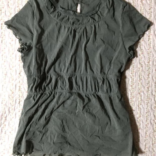 Chiffon Khaki Blouse