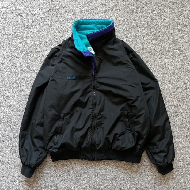 90s 컬럼비아 쉘라인드 재킷 xl