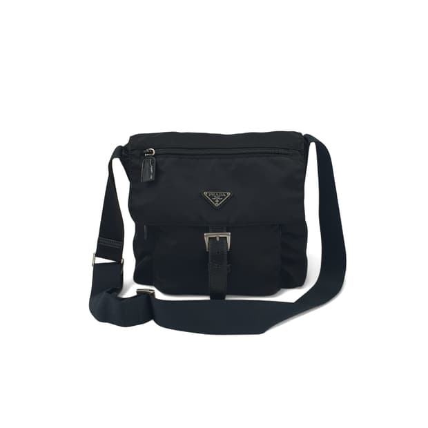 프라다 블랙 메신저백 크로스백 숄더백 B5469F