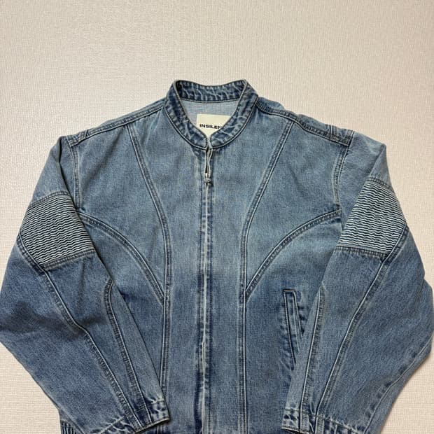 [M]인사일런스 스모킹 페이드 데님 자켓