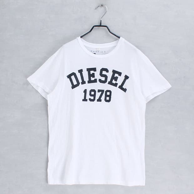 DIESEL _ crew neck print tee