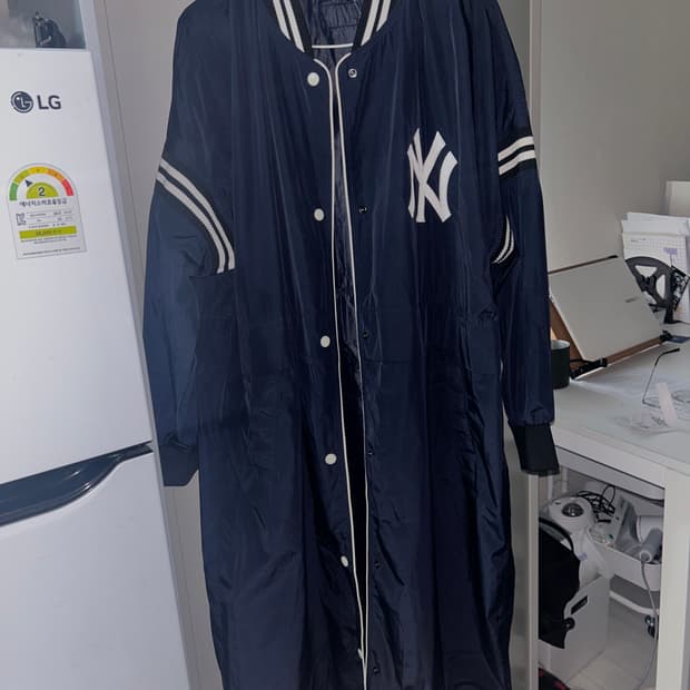MLB 뉴욕 양키스 롱 야구 점퍼