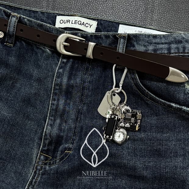 🌗 Itary western belt / 베지터블 소가죽 웨스턴 벨트