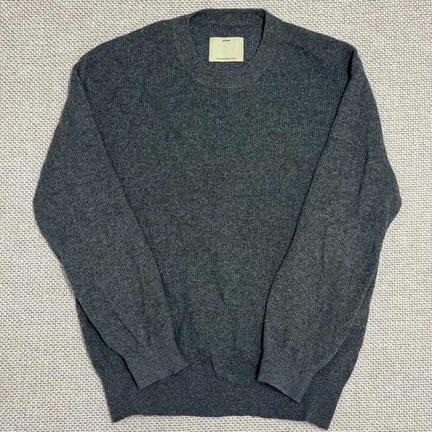 포터리 컴포트 크루넥 니트 차콜 2사이즈