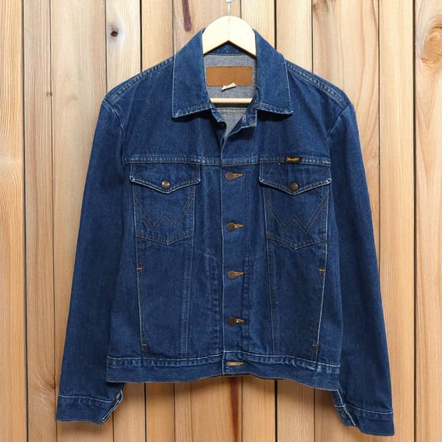 여성55~66)WRANGLER 랭글러 1990s 데님 청자켓