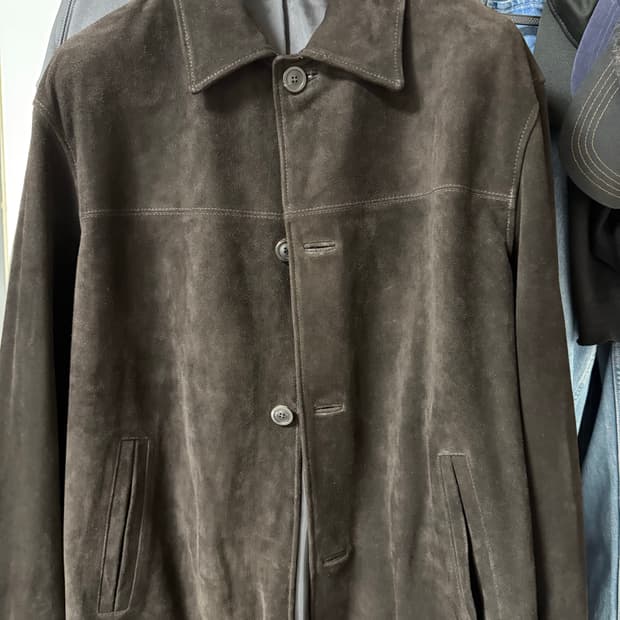 쿠어 25fw 스웨이드 카코트