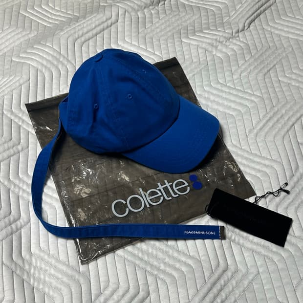 Super Rare 피스마이너스원 꼴레뜨 롱스트랩 볼캡 