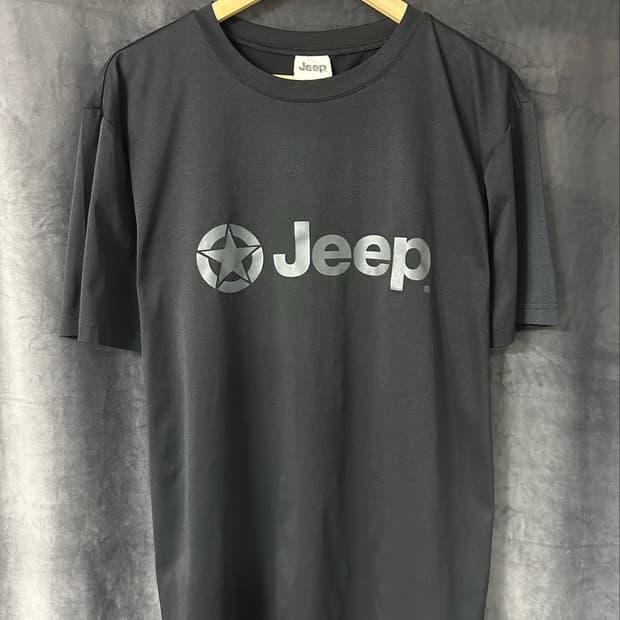 지프(Jeep) 빅로고 기능성 반팔 티셔츠 XXL(110) 블랙