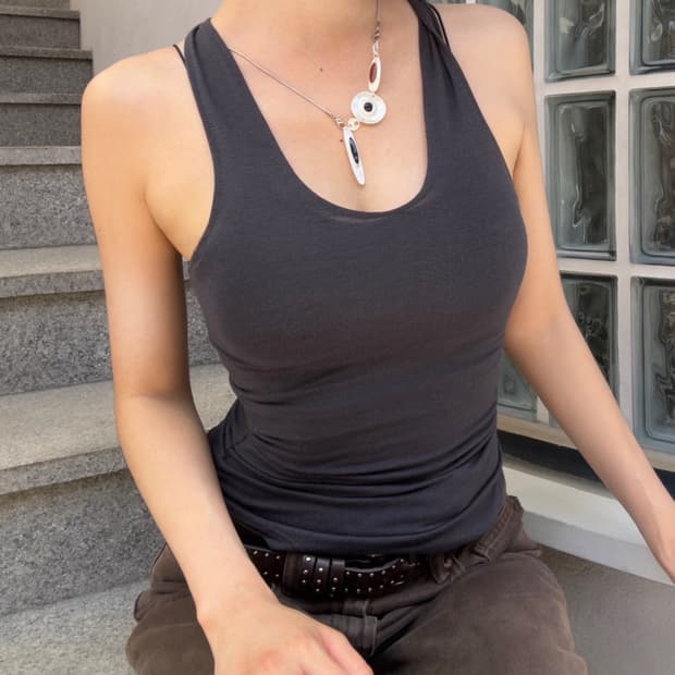 Iridescent drop multy necklace