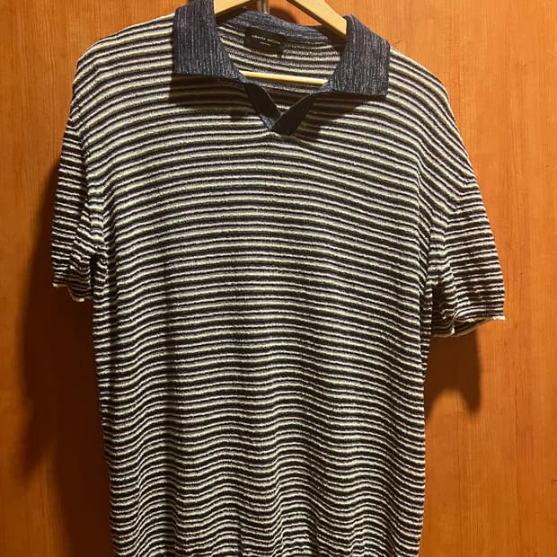 로베르토 콜리나 반팔 니트 카라티