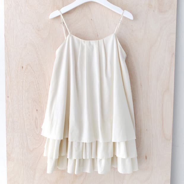 layered cancan sleeveless