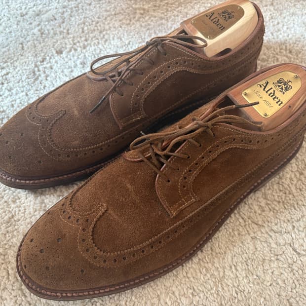 알든 9794 스너프 스웨이드 롱윙