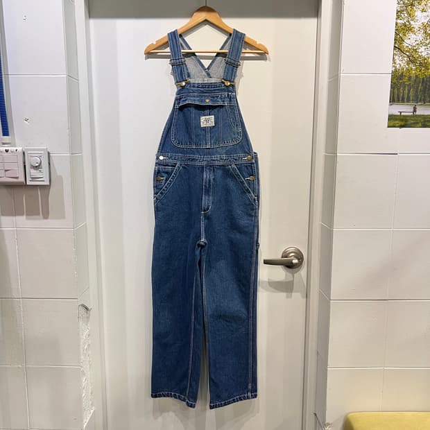 [L] REDHAT 데님 오버롤 멜빵바지