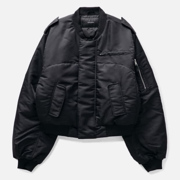 entire studios 블랙 A-2 Bomber 봄버 자켓 XS