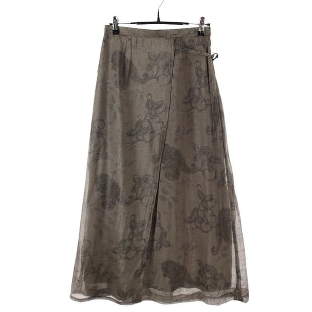 빈티지 오리엔탈 패턴 스커트