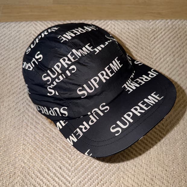 SUPREME 16FW 3M 리플렉티브 리피트 캠프캡