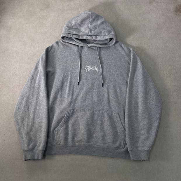 105 스투시 80s 센터로고 박스 후드티