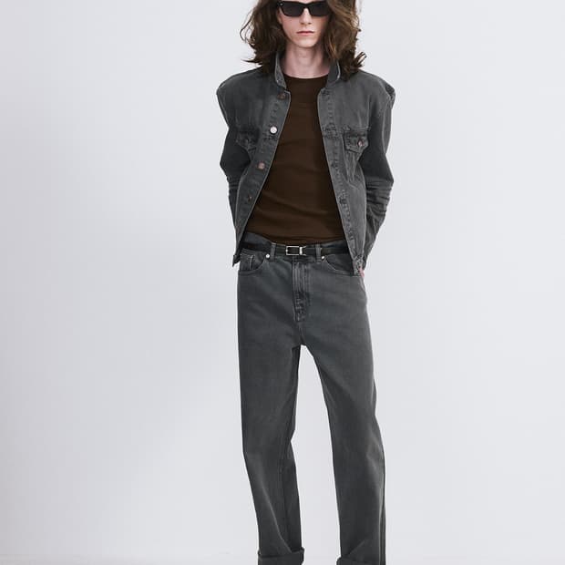 렉토 26SS 레귤러핏 데님 팬츠 다크 그레이