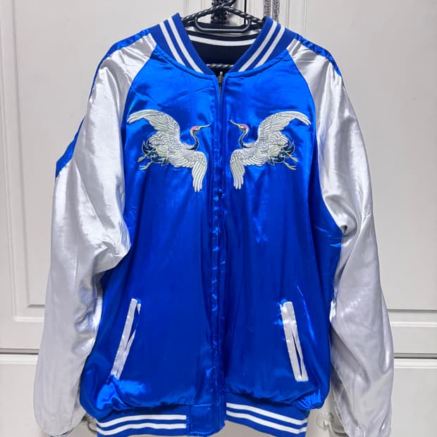 리버시블 빈티지 스카쟌 자켓